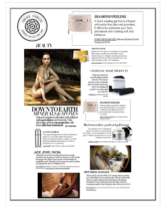 DRESS TO KILL MAGAZINE FEATURES THE EXFOLIATING DIAMOND INFUSED FACIAL PEELING GEL BY FOREVER FLAWLESS